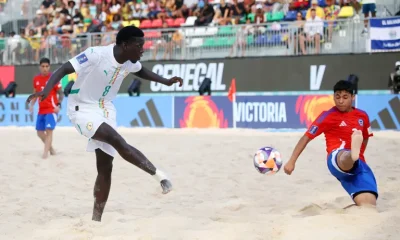 Le Sénégal lors de sa victoire contre le Chili